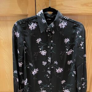 Banana Republic Black Floral Women’s  Shirt